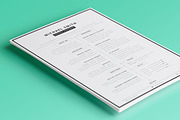 Resume / CV - Spine, a Resume Template by 3Angle (Thumbnail 5 of 5)