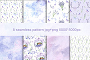 Lavender Provence watercolor clipart, a Decorative Illustration by susie-p-art (Thumbnail 11 of 15)