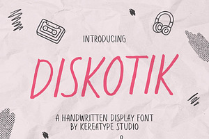 Diskotik – Modern Playful Handwritte