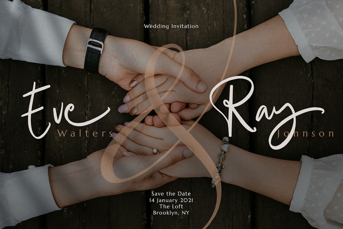 Bankstory - Handwritten Font preview 7