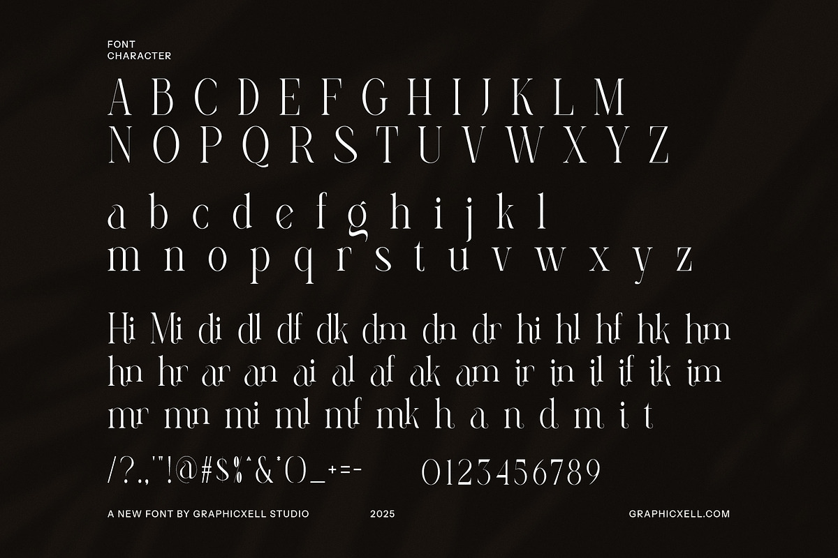 Rifyaj Mhrida Elegant Serif Font, a Serif Font by Graphicxell (Photo 8 of 8)