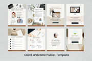 Client Welcome Packet Canva Template, a Magazine Template by Social Assumptions (Thumbnail 5 of 14)