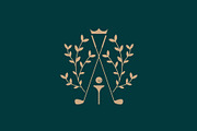Luxury Vintage Retro Golf Club Logo, a Branding & Logo Template by Buqancreative (Thumbnail 3 of 4)