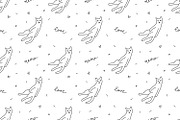 Cats, 9 seamless patterns!, a Pattern Graphic by redcollegiya design (Thumbnail 4 of 7)