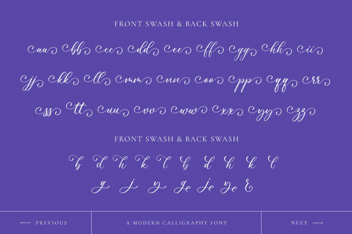 Wonderful Calligraphy, a Handwritten Font by RockboyStd (Photo 4 of 12)