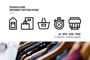 50 Sale Icons