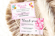 Balloon Business Thank You Card, a Card Template by Snapybiz (Thumbnail 6 of 9)