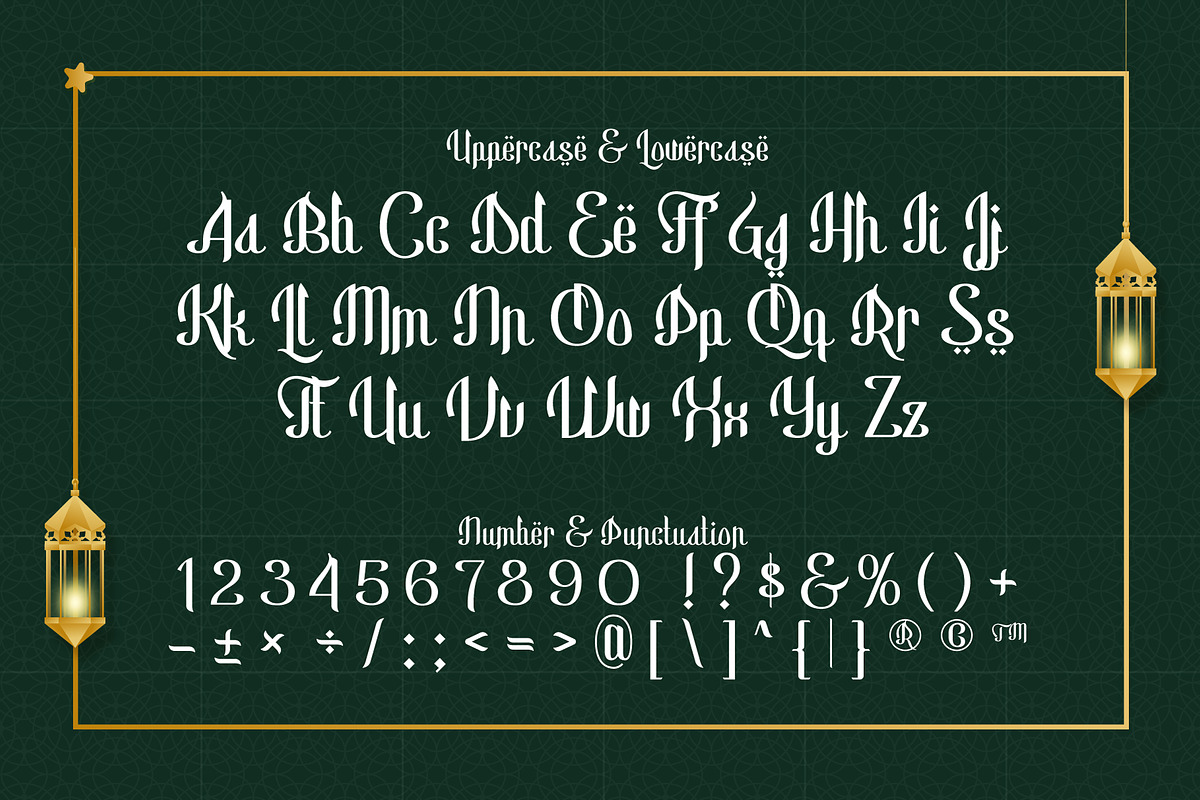 Basmala - An Arabic Style Typeface, a Font by Afkari Studio (Photo 3 of 14)