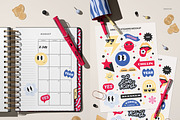Kiss Cut Stickers Mockup Set, a Merchandise Mockup by creatsy5 (Thumbnail 7 of 10)