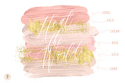 Neutral Acrylic Brush Strokes, a Texture Graphic by Freshmint Paperie (Thumbnail 1 of 4)