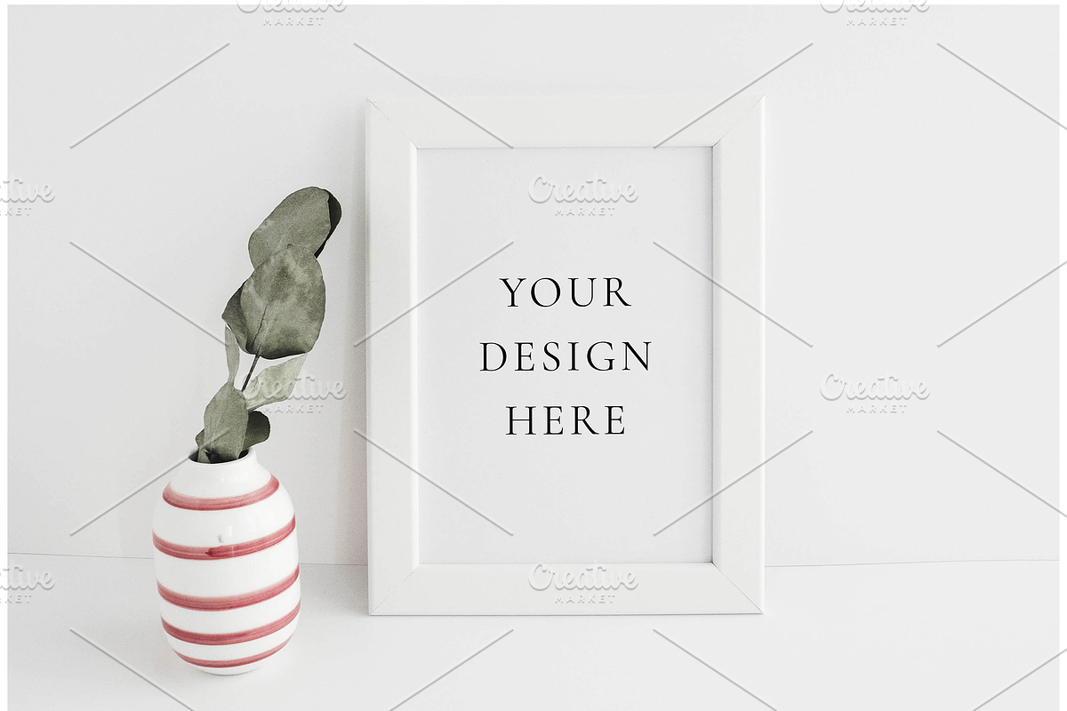 The Pink Floral Styled Frame Bundle, a Print Template by Imperium Nordique (Photo 6 of 6)