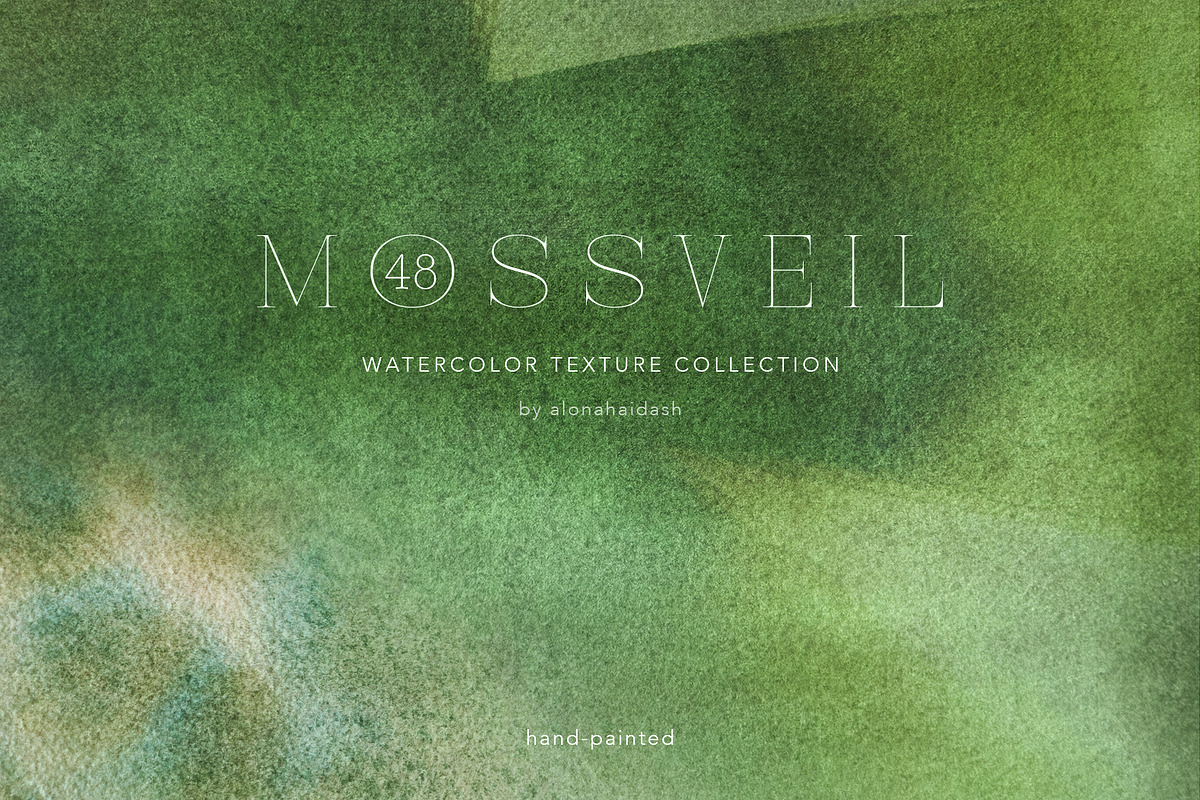 Mossveil · 48 Watercolor Textures, a Texture Graphic by alonahaidash (Photo 1 of 13)