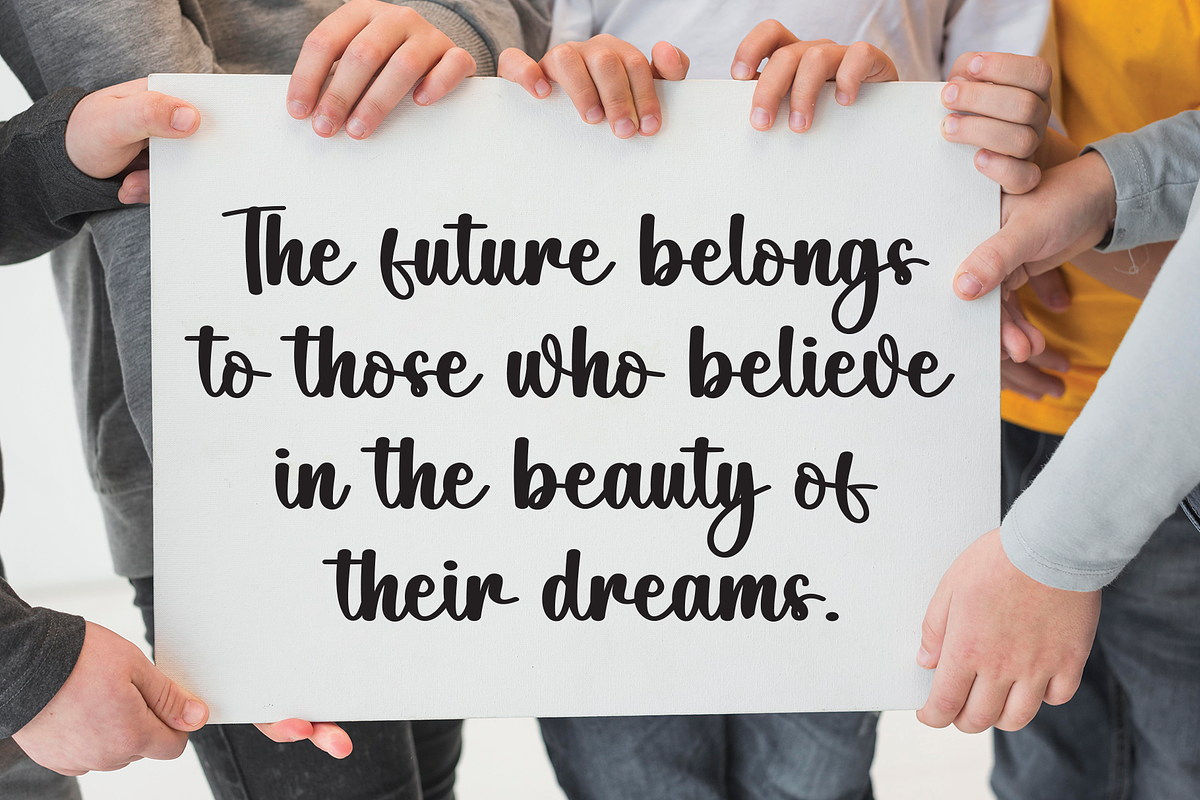 Green Crayon | Script Font, a Handwritten Font by Scratchones (Photo 5 of 8)