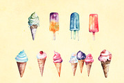 Summer Splash Watercolor Clip Art, an Object Graphic by Hues of Hodges (Thumbnail 3 of 5)