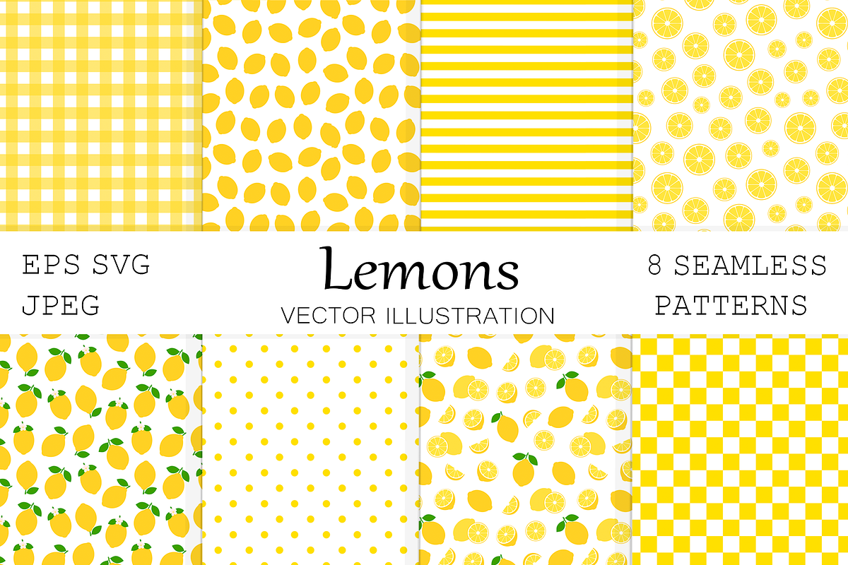 Lemon pattern. Lemon background, a Pattern Graphic by IrinaShishkova (Photo 1 of 3)