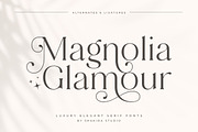 Magnolia Glamour - Luxury Serif, a Serif Font by Shakira Studio (Thumbnail 1 of 10)