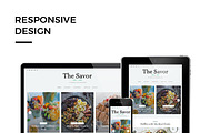 Savor Food Bloggers WordPress Theme, a WordPress Template by MatchThemes (Thumbnail 2 of 4)
