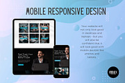 Credit Repair Canva Website Template, a Landing Page Template by Kromatic Design Studio (Thumbnail 5 of 10)