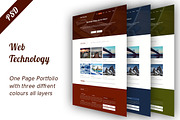 Web Technology Portfolio Theme, a Websites & App Template by zeeshanriaz55 (Thumbnail 1 of 4)