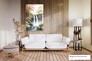 Waterfall Printable Watercolor Wall, a Poster Template by MagicLove Creations (Thumbnail 2 of 8)