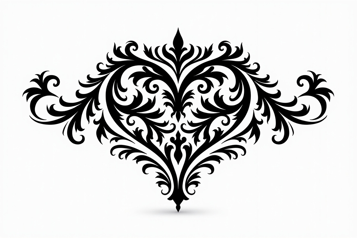 Romantic Lace Heart Clipart, an Illustration by Artivon (Photo 8 of 21)