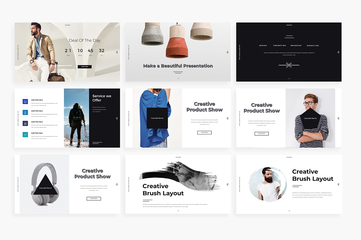 Wagner - Powerpoint Template, a Presentation Template by Mikokit (Photo 6 of 18)