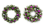 Big violet Christmas & New Year set, a Decorative Illustration by Vjom (Thumbnail 6 of 20)