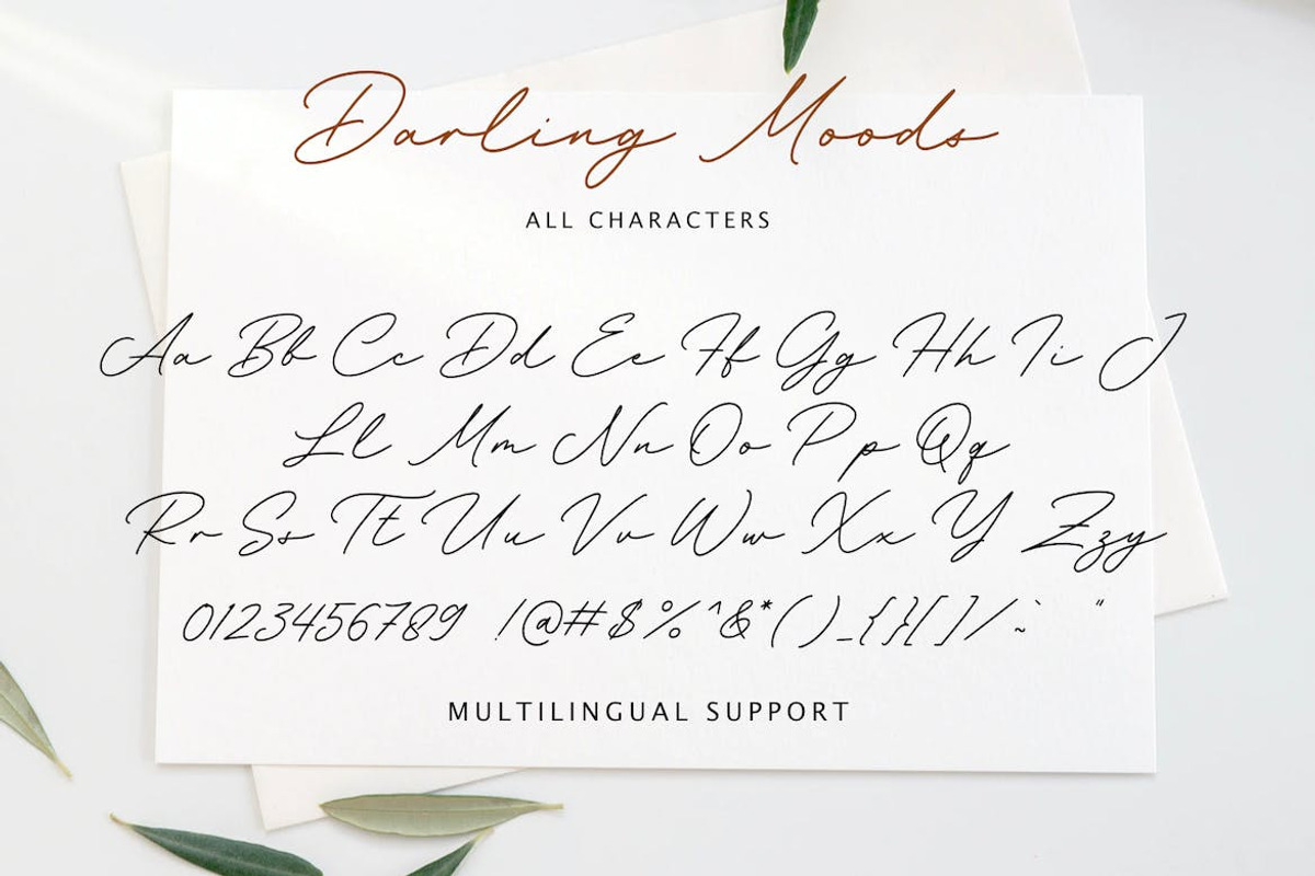 Darling Moods - Natural Handwriting, a Handwritten Font by CreateBigSupply (Photo 6 of 10)