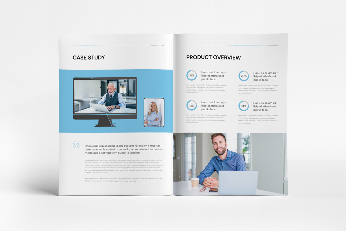 Minimal Proposal Template I Canva, a Brochure Template by PixWork (Photo 10 of 11)
