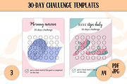 Habits Trackers Templates A4 PDF, a Stationery Template by AnnaViolet_store (Thumbnail 5 of 9)