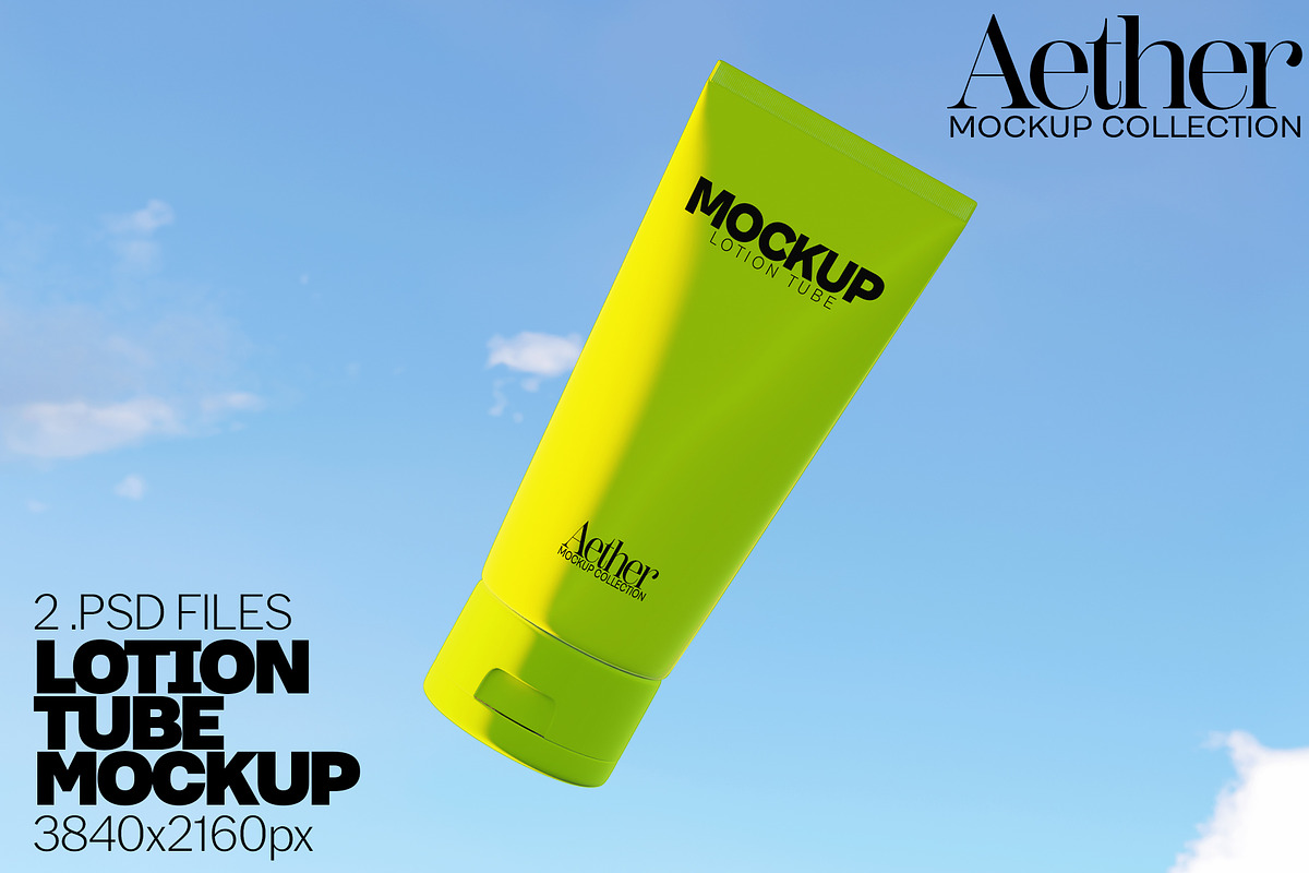 Lotion Tube Mockup Bundle, a Packaging Mockup by Banana Mockups (Photo 1 of 6)