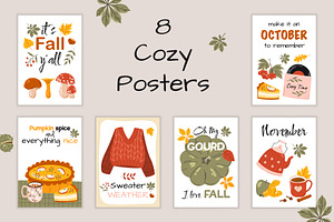 Cozy Autumn - Objects, Patterns