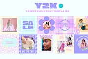 Y2K Instagram Post Templates Canva, a Social Media Template by Hell Yeah Designs (Thumbnail 2 of 6)