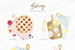 Baking Watercolor Collection