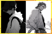 Procreate Easy Manga Lineart, a Brush Add-On by nikiartcorner (Thumbnail 5 of 10)