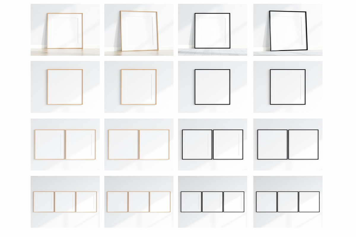 Minimalist Frame Mockup Bundle Set, a Print Template by VNmockup (Photo 10 of 16)