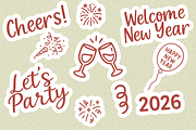 Midnight Sparkle – Festive Font Duo, a Script Font by cocodesign (Thumbnail 2 of 7)