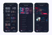 Musicly - Music and Podcast App UI K, an UI Kit Template by Betush (Thumbnail 4 of 6)