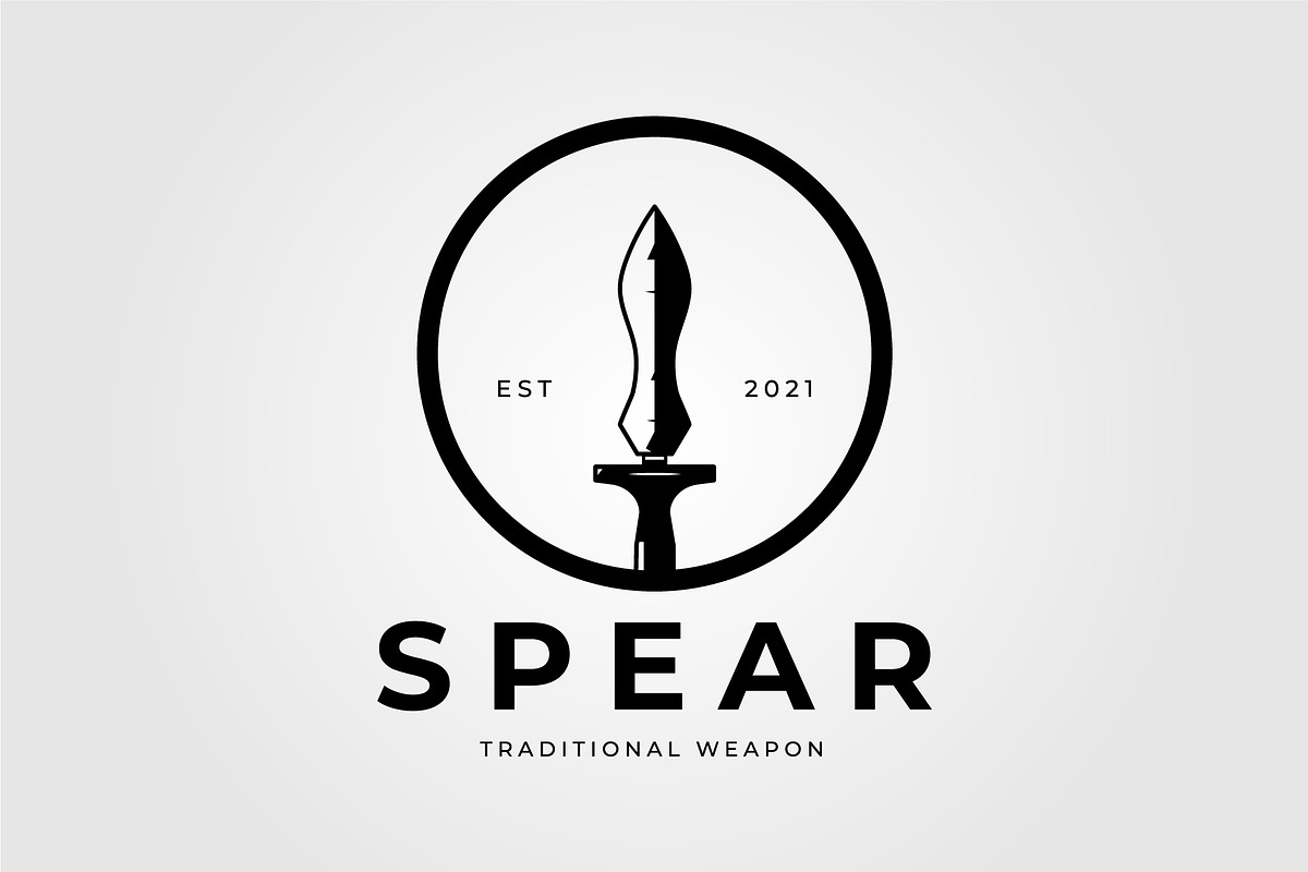 traditional sharp spear logo, a Graphic by Rizkaarishandy_shop