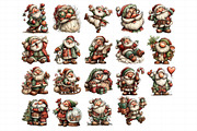Whimsical Santa Clipart, an Illustration by Daily.Designs (Thumbnail 5 of 5)