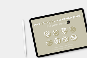 Terrazzo Pattern Brush Pack