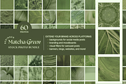 Matcha Green Branding Kit, a Social Media Template by The Flossy Finch (Thumbnail 6 of 18)
