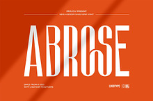 Abrose || Modern Allcaps Sans Serif