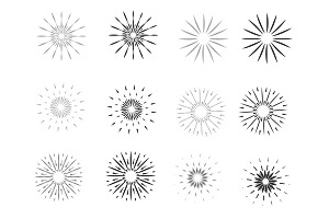 Firework Set 2 Procreate Brush Stamp