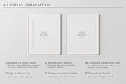4x5 Portrait, 2 Frame Mockup, a Household Mockup by Lelu Art Design (Thumbnail 6 of 11)