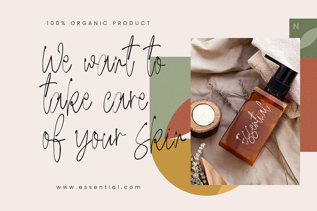 Miyoshe - The Natural Signature Font, a Script Font by Graphicfresh (Photo 2 of 7)