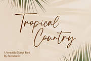 Tropical Country - Handwritten Font, a Script Font by Sronstudio (Thumbnail 1 of 10)