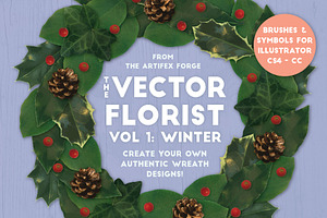 The Vector Florist - Brushes: Winter