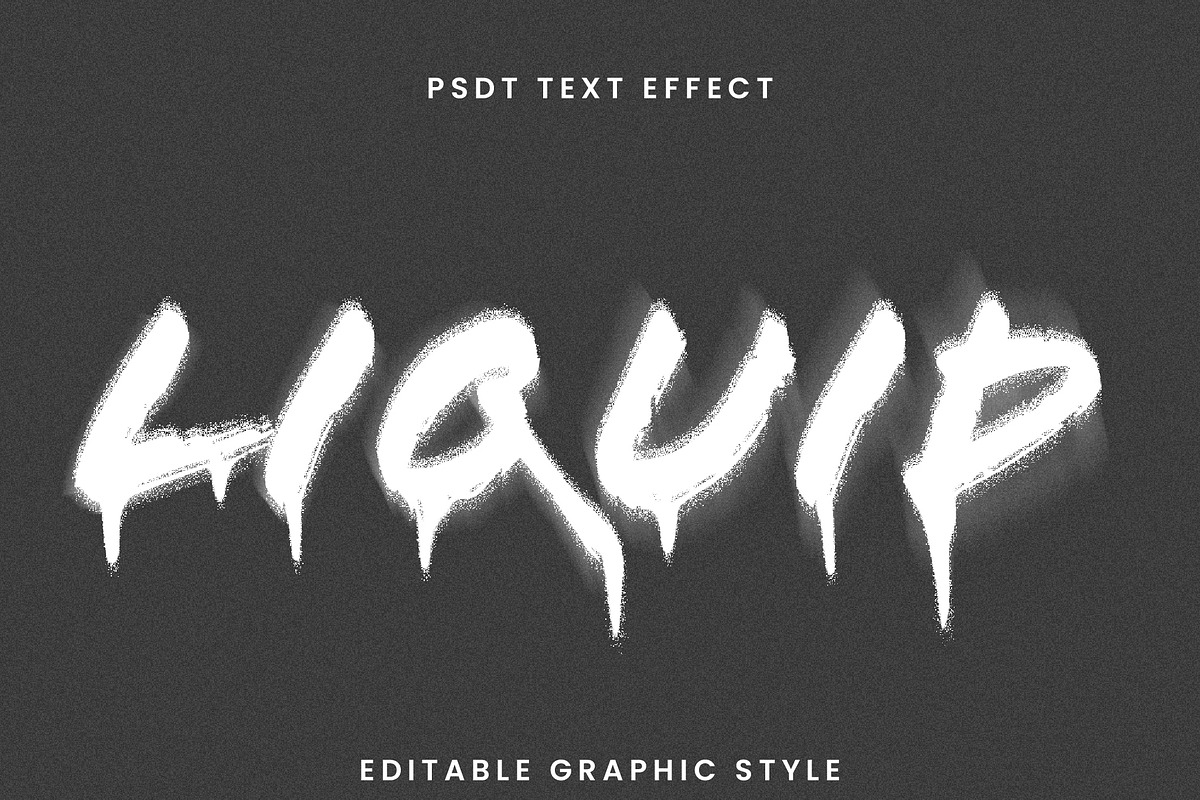 Graffiti Dripping Ink Text Effect, a Templates & Theme by studiogstock (Photo 1 of 2)