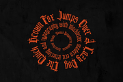 Bullgine Blackletter, a Blackletter Font by Letterhend Studio (Thumbnail 5 of 8)